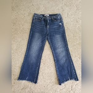 Zenana crop flare jeans